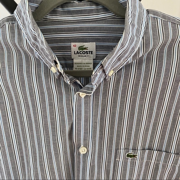 *2/$15* Classic Lacoste Button Down - Picture 3 of 4